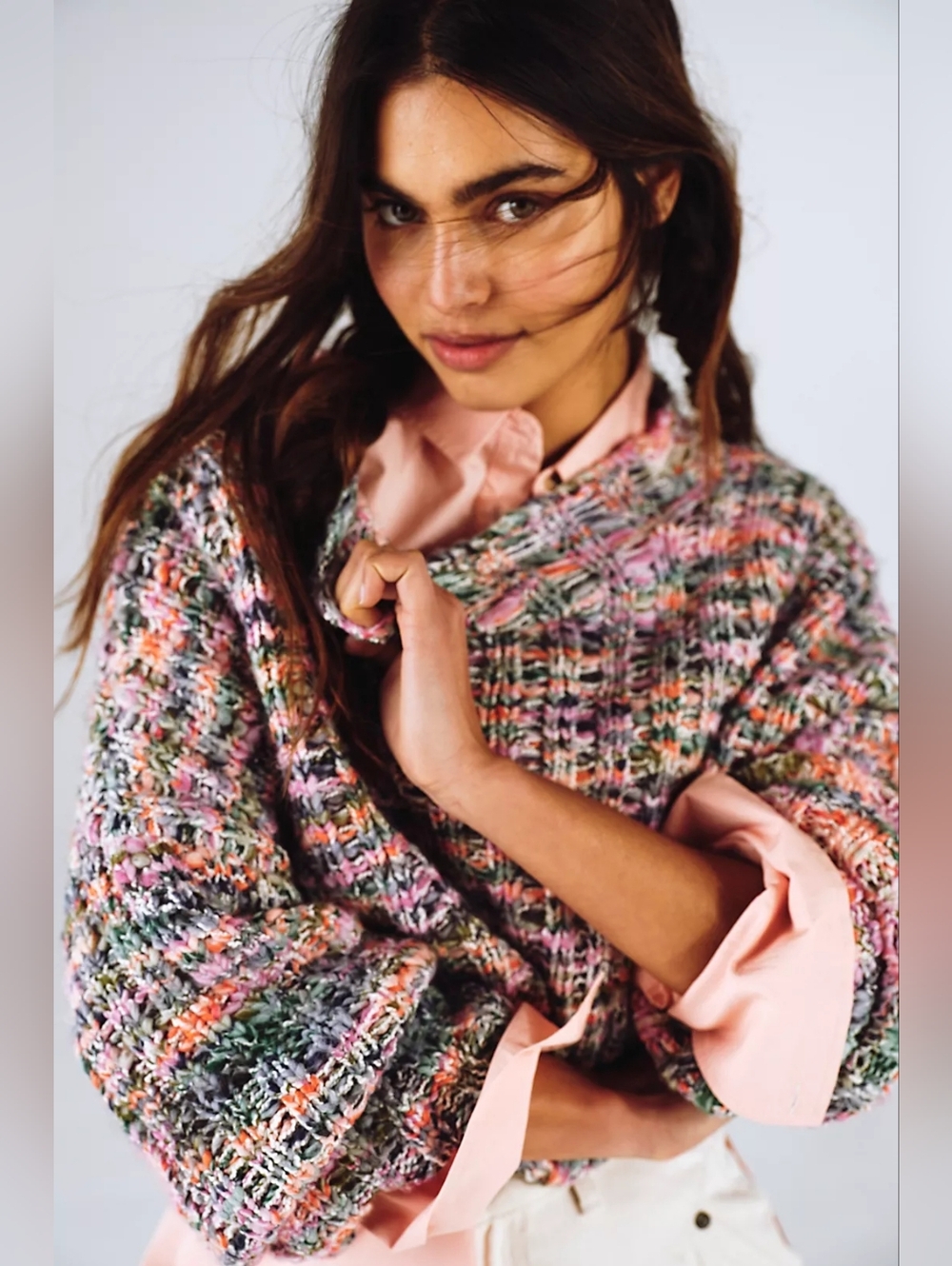 Free People Confetti Pullover XS